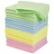 Microfiber Cleaning Cloth Set 24 Pack 12.6 Inch Soft Absorbent Towels Multicolor